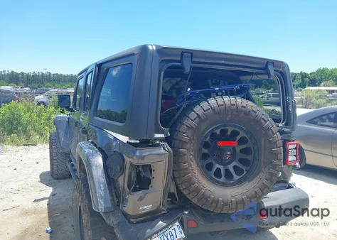 2018 Jeep Wrangler Unlimited Rubicon 4X4 z USA, uszkodzony, nr VIN 1C4HJXFG0JW209914